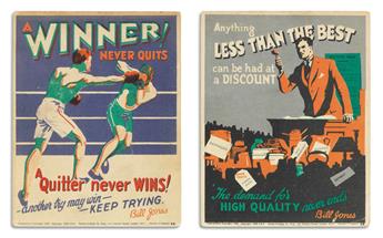 DESIGNER UNKNOWN. BILL JONES. Group of 47 cards in original box. 1928. Each 7x5 inches, 17x14 cm. Parker-Holladay Co., Ltd., London.